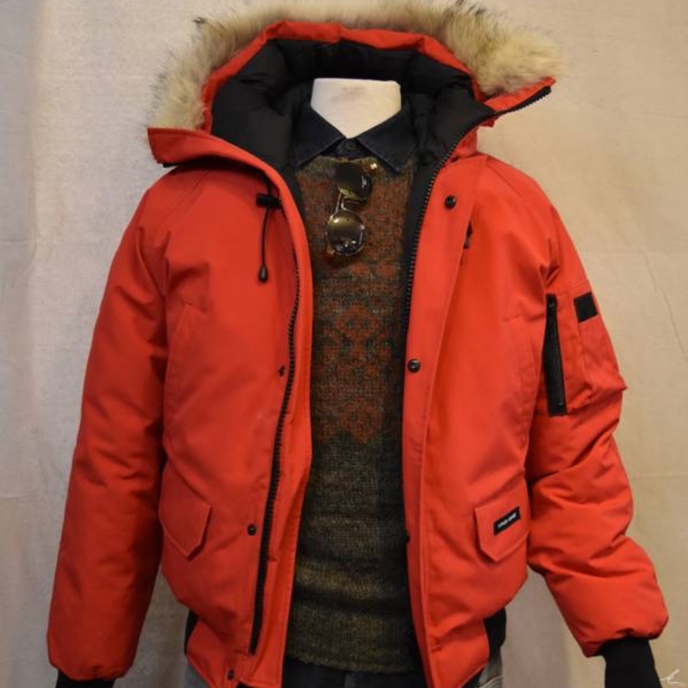 Canada Goose Red Chilliwack Bomber Down Parka